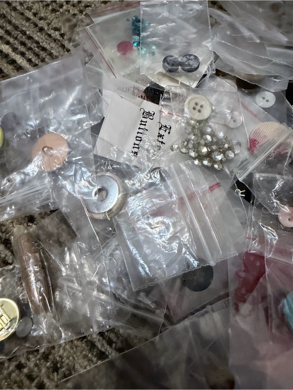 Assorted Buttons and Embellishments - Mixed Colors crafts sewing - Picture 2 of 8